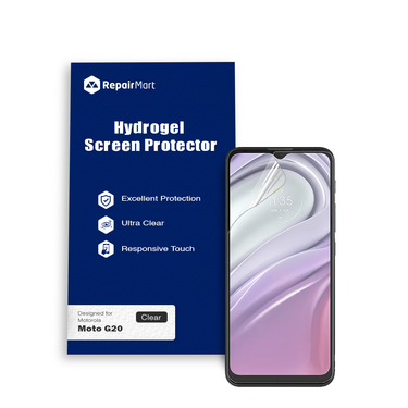 Motorola Moto G20 Compatible Premium Hydrogel Screen Protector With Full Coverage Ultra HD